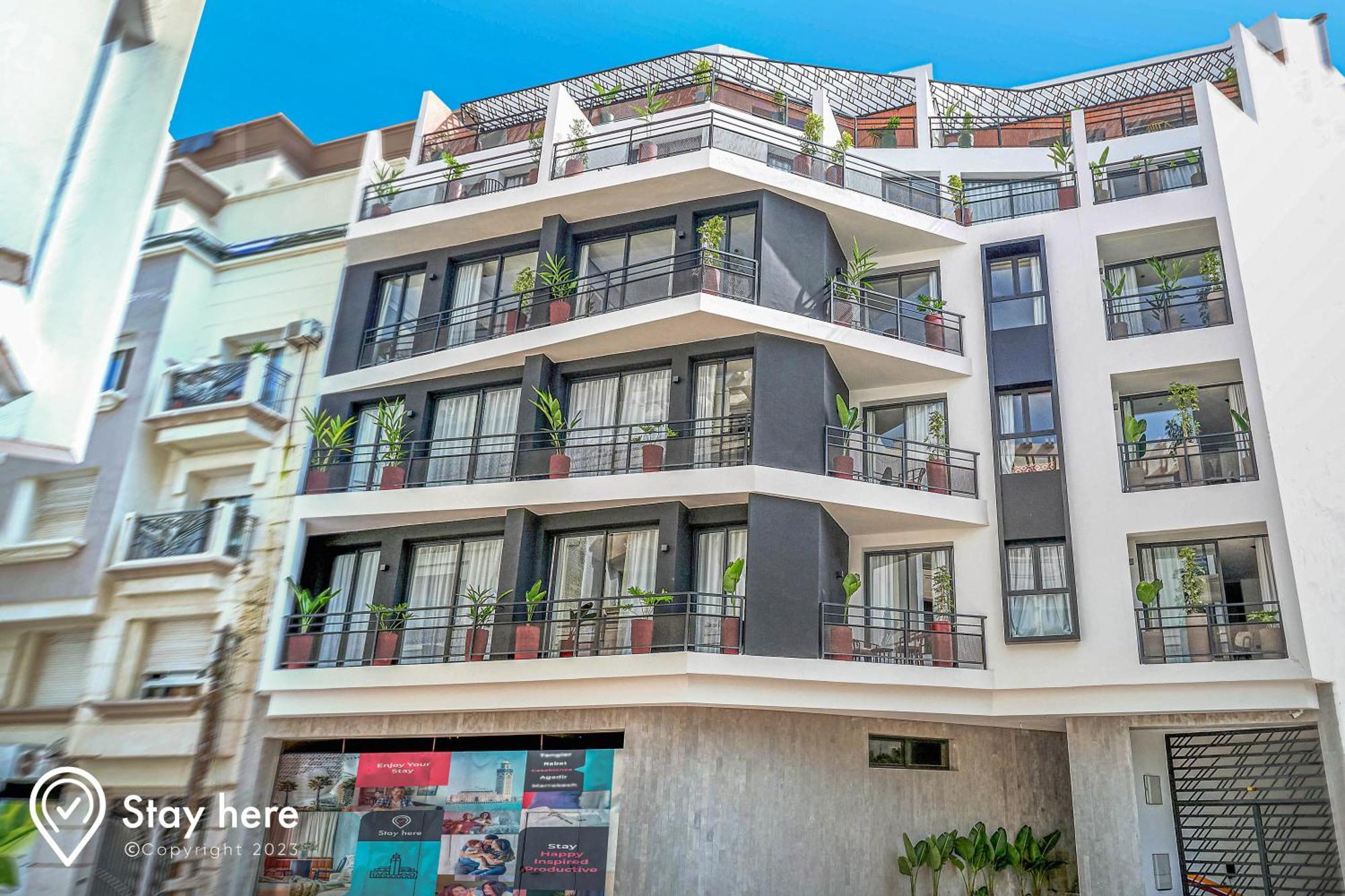 Stayhere Casablanca - Maarif - Elite Residence Экстерьер фото