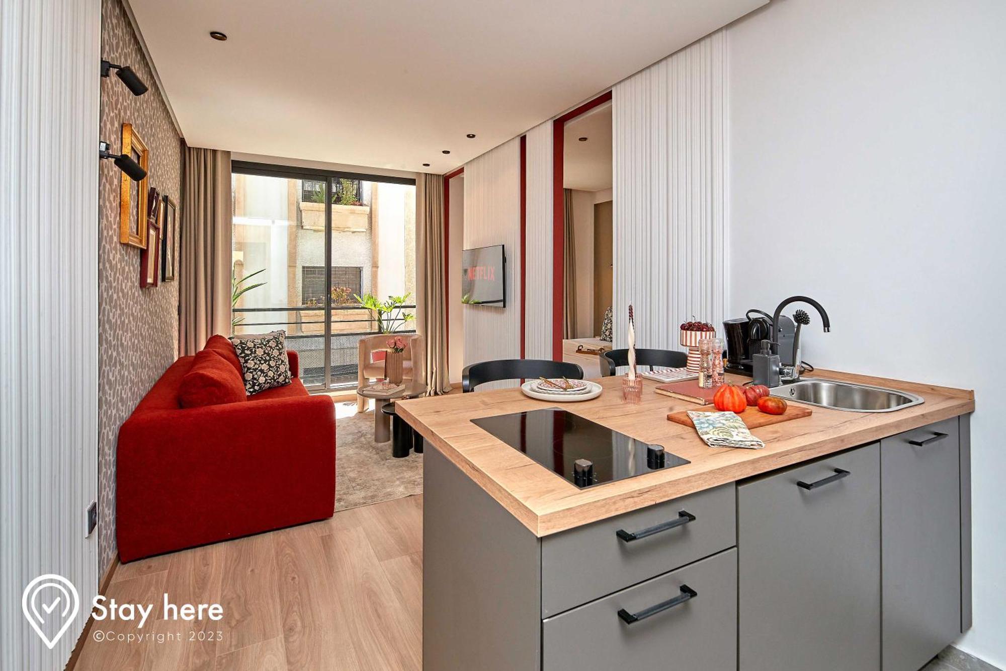 Stayhere Casablanca - Maarif - Elite Residence Экстерьер фото